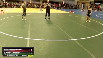 85 lbs Champ. Round 1 - Clayton Anderson, Fosston-Bagley Brawlers vs Noah VanRavenhorst, Caledonia/Houston