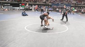 D 2 150 lbs Cons. Round 5 - David Ardoin, Sam Houston vs LJ Williams, North DeSoto