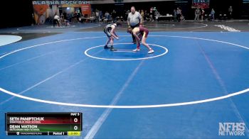 103 lbs Champ. Round 1 - Seth Paniptchuk, Shaktoolik High School vs Dean Watson, Hutchison High School