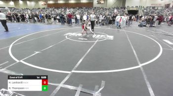 58 lbs Consi Of 8 #1 - Hunter Lenhardt, Buckaroo WC vs Rich Thompson, Nor Cal's Finest Wr Ac