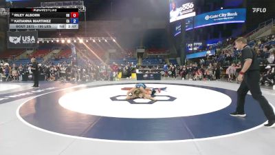 190 lbs Champ. Rd Of 16 - Riley Alborn, OH vs Katianna Martinez, CA