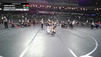 127 lbs 3rd Place - Maura Nocella, Somerville vs Jennalise Terry, Fiwc