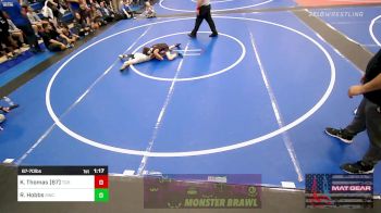 67-70 lbs Rr Rnd 3 - Kemper Thomas (67), Team Grind House vs Ryder Hobbs, Salina Wrestling Club