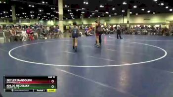 110 lbs Round 6 (8 Team) - Skyler Randolph, Red Knights vs Khloe Nedelsky, Indiana Ice