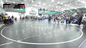 215 lbs Cons. Round 5 - Zavien Aguirre, Holtville vs Albert Quintero, Valley View