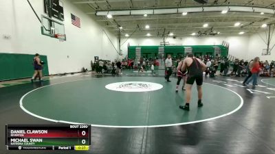 190 lbs Semifinal - Michael Swan, Natrona County vs Daniel Clawson, Riverton