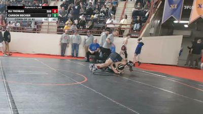 125_B lbs Consi Of 32 #2 - Eli Thomas, Sharpsville vs Carson Becker, Elizabethtown