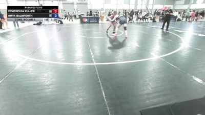 U20 Women - 68 lbs Cons. Round 3 - Ezmerelda Fuller, OK vs Rhya Balmforth, UT