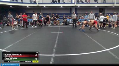 110 lbs Round 4 (8 Team) - Isaac Novod, Doughboys vs Ronnie Rodriguez, Rednose