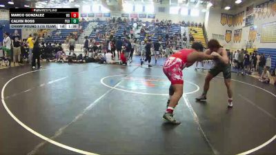 215 lbs Champ Round 1 (16 Team) - Marco Gonzalez, Westside Wrestling vs Calvin Ross, Panhandle Gator Dogs