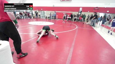 87-90 lbs Round 2 - Logan Vargas, Grandview Wolves vs Quentin Ley, Platte Valley Jr. Wrestling