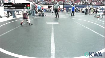 40 lbs 3rd Place - Colt Bittle, Ada vs Lochlan Dixon, Noble Takedown Club