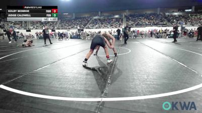 140 lbs Quarterfinal - Kolby Monroe, Pawnee Wrestling Club vs Judge Caldwell, Prime Wrestling