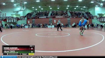 113 lbs Champ. Round 2 - Ryder Gardner, Greenfield Wrestling Club vs Micah Tonte, Franklin Wrestling Club