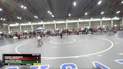 62B Quarterfinal - Sebastian Arias, Legacy Wrestling Academy vs Taiven Crnkovich, Hawk Wrestling Club