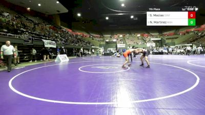 177 lbs 7th Place - Saheim Macias, Central vs Nathan Martinez, Righetti