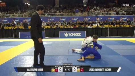 Masen Lane Brinn vs Jackson Everett Bucher 2026 Pan Kids Jiu-Jitsu IBJJF Championship