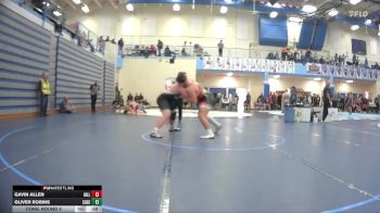285 lbs Cons. Round 6 - Oliver Robins, Syracuse vs Gavin Allen, Hillcrest High School