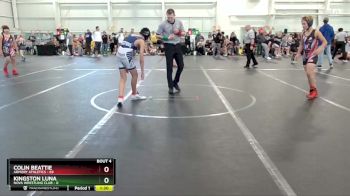 100 lbs Round 2 (6 Team) - Colin Beattie, Armory Athletics vs Kingston Luna, NOVA Wrestling Club