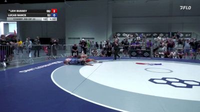 92 kg Champ. Rd Of 32 - Levi Bussey, California vs Lucas Nance, Illinois