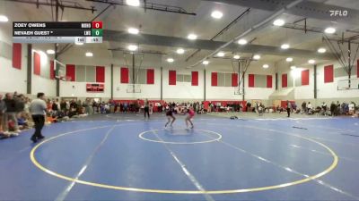 125 lbs Cons. Round 4 - Nevaeh Guest *, Lewiston vs Zoey Owens, Mountain Home