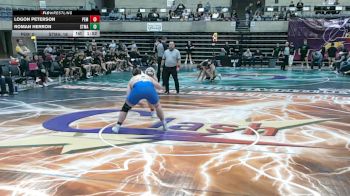 285 lbs Quarterfinals (8 Team) - Roman Herron, Saint Michael-Albertville vs Logon Peterson, Plainview-Elgin-Millville