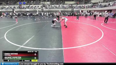 125 lbs Champ. Round 2 - George Hamilton, Askren Wrestling Academy vs Owen Wathke, Wisconsin