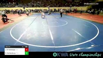 132 lbs Quarterfinal - Julian Gomez-Camargo, Standfast vs Dakota Dahlenburg, Hinton Takedown Club