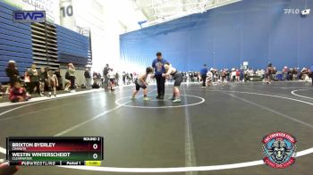 150-170 lbs Round 2 - Brixton Byerley, Chanute vs Westin Winterscheidt, Clearwater
