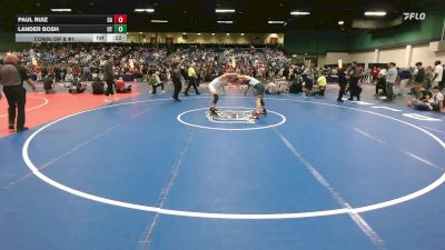 126 lbs Consi Of 8 #1 - Paul Ruiz, CA vs Lander Bosh, UT