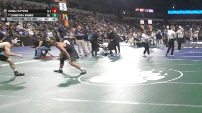 120 lbs Consi Of 16 #2 - Josiah Leyvas, La Serna (SS) vs Christian Perez, Del Oro (SJ)