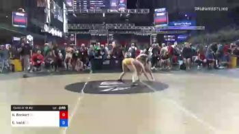 117 lbs Consi Of 16 #2 - Kierstyn Bockert, Alaska vs Elena Ivaldi, California