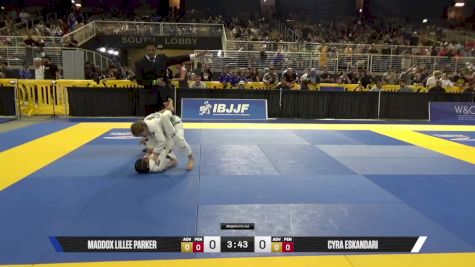 Cyra Eskandari vs Maddox Lillee Parker 2025 Pan Kids Jiu-Jitsu IBJJF Championship