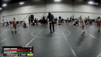 68 lbs Finals (2 Team) - Ethan Bostard, Mat Warriors vs Johnny Messina, Buxton