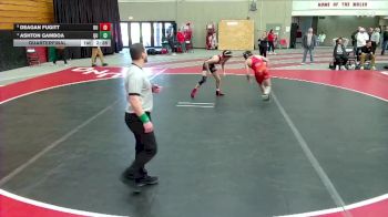 133 lbs Quarterfinal - Deagan Fugitt, Drury vs Ashton Gamboa, Quincy