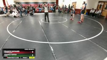 144 lbs Cons. Round 5 - Francis Maynard, Thunder Basin vs Chance Hatch, Lovell