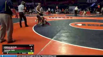 2 lbs Quarterfinal - Thomas Tate, Sterling vs Joshua Butler, Chicago (Kenwood)