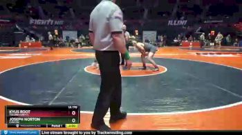 1 lbs Quarterfinal - Joseph Norton, Canton vs Kyus Root, Tolono (Unity)