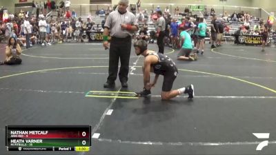 117 lbs Round 4 (6 Team) - Heath Varner, Mi Pitbulls vs Nathan Metcalf, Ares Red