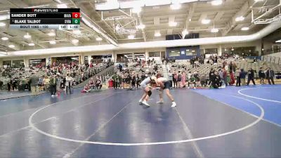150 lbs Cons. Round 3 - Sander Bott, Marsh Valley vs Blake Talbot, Syracuse