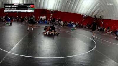155-156 A Round 1 - Dominic Manno, Waunakee vs Brady Kittell, Denmark