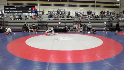 155 lbs Rr Rnd 3 - Leah Jordan, Level Up Wrestling Center vs Bianca Barbarossi, Roundtree Wrestling Academy