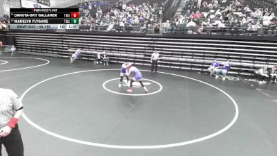 4A 115 lbs Cons. Round 2 - Dakota-sky Gallaher, Tooele vs Madelyn Flygare, Tooele