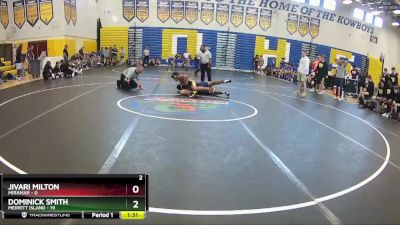 182 lbs Quarterfinals (8 Team) - Dominick Smith, Merritt Island vs Jivari Milton, Miramar