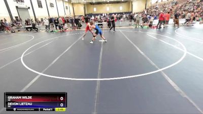 138 lbs Cons. Round 7 - Graham Wilde, SD vs Devon Lietzau, WI