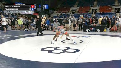 126 lbs Cons. Rd Of 32 - Chazz Robinson, Illinois vs Paliku Chang, Hawaii