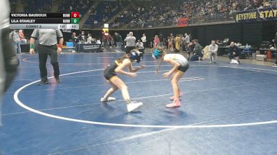 68 lbs Consy 2 - Victoria Baudoux, Norwin vs Lila Stanley, Norwin