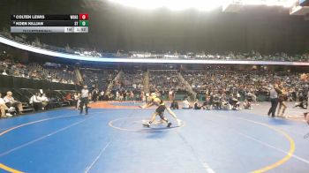 6A 132 lbs Quarterfinal - Colten Lewis, White Oak High School vs Koen Killian, St. Stephens High School