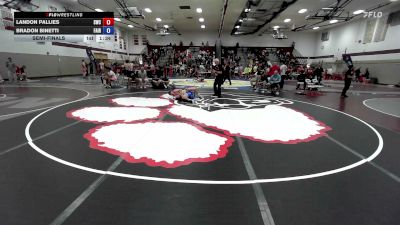 150 lbs Semifinal - Landon Pallies, Seagull Wrestling Club vs Bradon Binetti, Fair Lawn