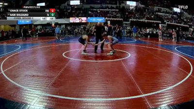106 lbs Cons. Round 2 - Chace Stock, Frenchtown Wrestling Club vs Sam Soldano, Falls Academy